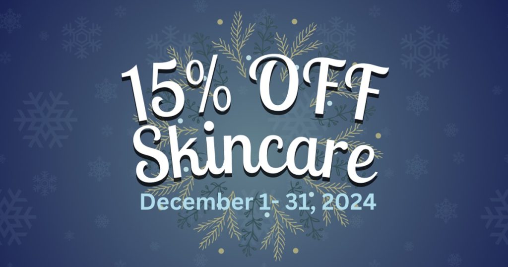 MI Skin Dermatology December 2024 special: 15% off skincare products